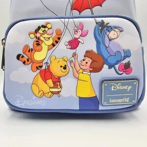Loungefly Disney Winnie the Pooh Balloon Group Portrait Mini Backpack Loungefly Disney Winnie the Pooh Heart Balloon Pooh Bear  main image 3